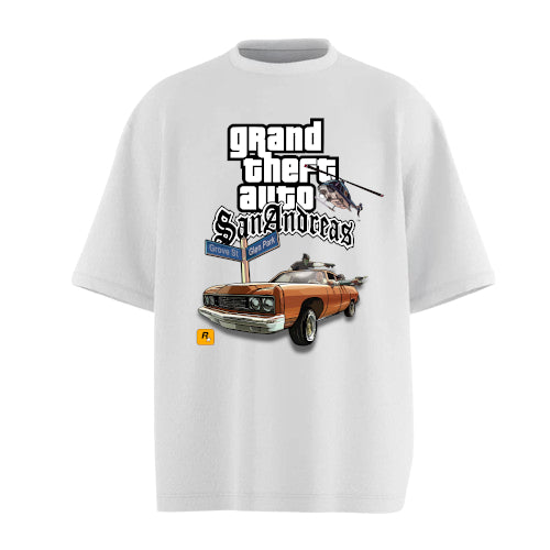 GTA San Andreas -3 Oversize Tshirt