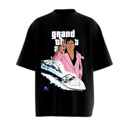 GTA Vice City - 3 Oversized Tshirt